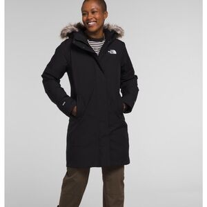 The North Face Black Parker Jacket with Fur Trim
